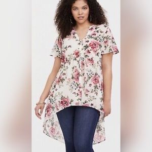 Torrid Lexie Babydoll Top